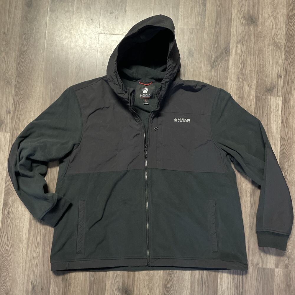 Alaskan Hardgear Fleece/Hybrid Zip Up Jacket Size 2XL Elastic